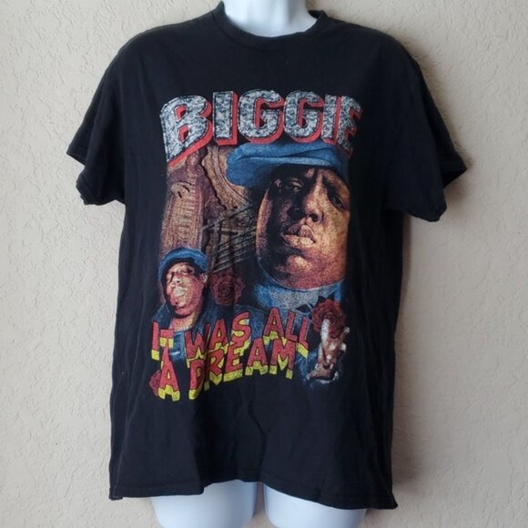 Biggie Notorious BIG-Mens T-Shirt,  M, Black, 100% Cotton - Picture 1 of 7